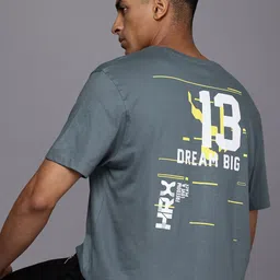 HRX by Hrithik Roshan Men Graphic Printed Bio Finish Oversized T-shirt-picture-23