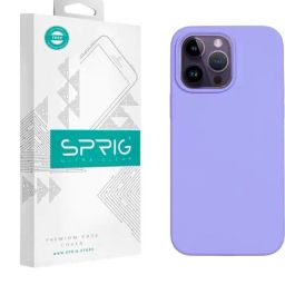 Sprig Liquid Silicone Back Cover for APPLE iPhone 14 Pro Max (Purple)-image-13