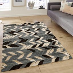 PRESTO Brown & Beige Printed Anti-Skid Carpet-image-77