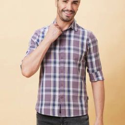 Being Human Brown Slim Fit Shirt-picture-22