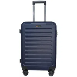 Swiss Military Blue 8 Wheels Small Carry-On Luggage-image-28