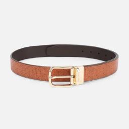 Allen Solly Brown & Tan Leather Reversible Belt for Men-image-94