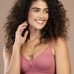Clovia Peach-Coloured T-shirt Bra-23