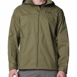 Columbia Mens Green Glennaker Lake II Rain Jacket-image-8