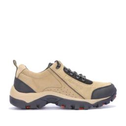 Woodland Men's Khaki Derby Shoes-image-89