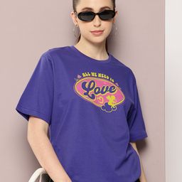 DILLINGER Printed Drop-Shoulder Sleeves Bio Washed Cotton Oversized T-shirt-image-42