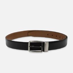 Allen Solly Black & Brown Leather Reversible Belt for Men-image-96