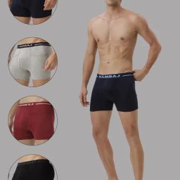 Ramraj Multicolor Solid Trunk (Pack of 4)-picture-3