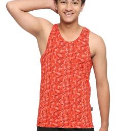 Frenchie Kids Orange Camouflage Vest-image-28