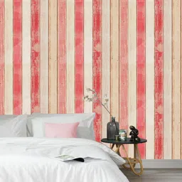 Jaamso Royals Multicolour Vintage Wood Self Adhesive Wallpaper-image-68