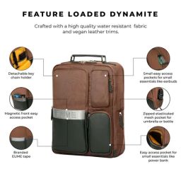Eume Eclipse 20 Rustic Brown Solid Backpacks image 5