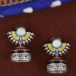 Voylla Rabaari Half Moon Earrings-picture-18