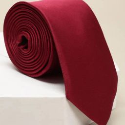Louis Philippe Red Polyester Tie-picture-9