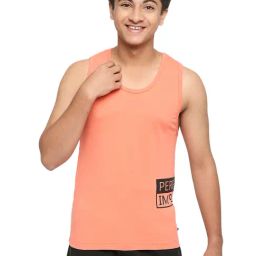 Frenchie Kids Peach Solid Vest-image-29