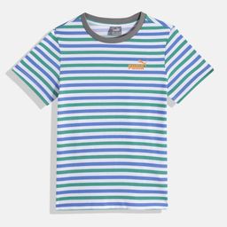 Puma Kids Striped Pure Cotton ESS + Summer Camp T-shirt-picture-10
