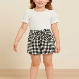 Ninas Girls Short Sleeves Top With Shorts-picture-13