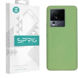 Sprig Liquid Silicone Back Cover for IQOO Neo 7 5G (Green)-image-79