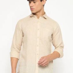 Duke Fawn Cotton Slim Fit Shirt-picture-33