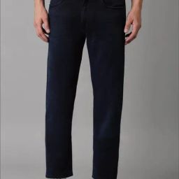 Louis Philippe Navy Regular Fit Jeans-picture-41