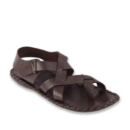 Mochi Men's Brown Toe Ring Sandals-image-29
