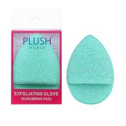 Plush World Sea Green Solid Exfoliating Glove-17