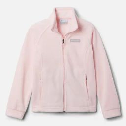 Columbia Girls Satin Pink Red Benton Springs Fleece Jacket-picture-26