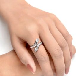 Silberry 925 Sterling Silver Graceful Ring-image-73
