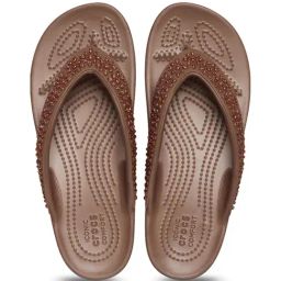Crocs Women's Classic Bronze Flip Flops-image-11