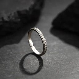 GIVA 925 Silver Classy You Band Adjustable For Men-image-30
