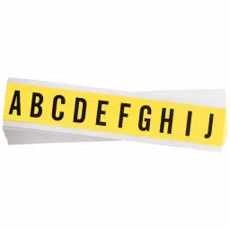 BRADY Letter Label 25.4 mm (1 Inch) Character Height Gothic Font, 32MD89 (Pack of 25 Pcs)-image-63