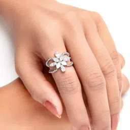 Silberry 925 Sterling Silver Gracious Wings Ring-image-23