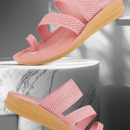 BERSACHE Flatform Peep Toes Heels-image-18