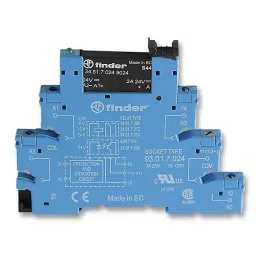 FINDER RELAY, SPST-NO, 240VAC, 24VDC, 2A, 38.81.7.024.9024-picture-12