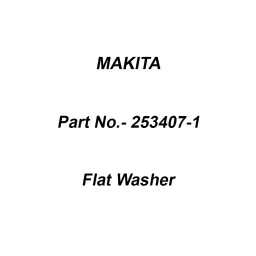 Makita Flat Washer Size 5A For HW080D, Part No 253407-1-39
