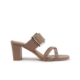 Lavie PU Block Sandals with Buckles image 4