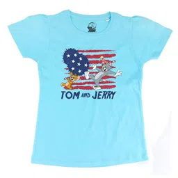Tom & Jerry Blue & Red Cotton Top-image-33