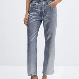 MANGO Women Straight Foil Jeans-picture-14