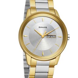 Sonata Utsav Men Silver-Toned Analogue Watch 7133BM03-image-53