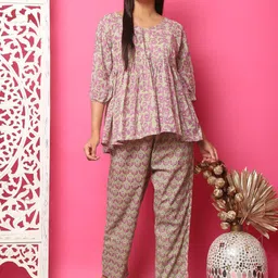 TAG 7 Printed Pure Cotton Night Suit-image-62