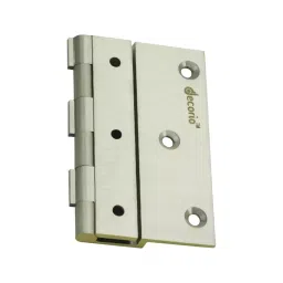 Decorio Locking L Hinge Brass 76.2 x 12.7 x 38.1 mm Size & 6 mm Hinge Thickness, 3100475.053 image 2