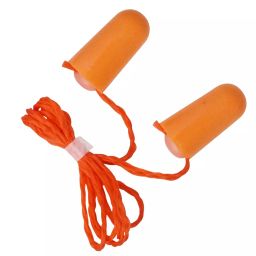 BRALA Polyvinyl Chloride and Polyurethane Foam Orange Foam with Corded Noise Reducing For Meditation During Study While Travelling Sleeping ear Plug (Pack of 120 Pair)-8