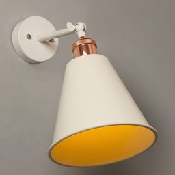Homesake White Solid Handcrafted Frustum Swing Arm Light-image-93
