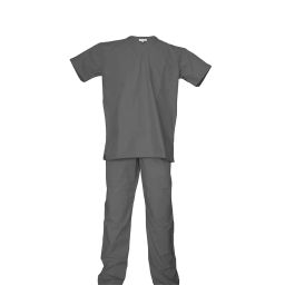 LOYAL NEEDS V Neck Short Sleeves Double Stitch Scrub Suit Customised Polycotton Fabric MSVGR XL Size For Male-image-90
