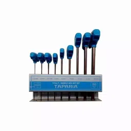 Taparia T - Handle Ball Point Allen Keys, TKBXM 9 (Set of 9 Pcs) image 1