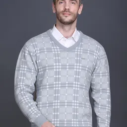 GODFREY Checked Pullover Sweaters for Men-picture-10
