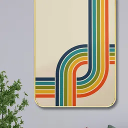 SAF Blue & Yellow Wooden Paintings Wall Art-picture-33