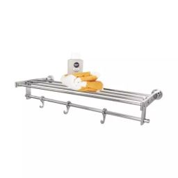 Rocio 24 inch Silver Brass Arena Towel Rack-image-39