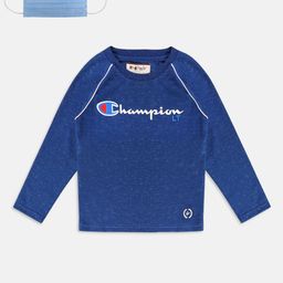 Lil Tomatoes Boys Blue Solid Round Neck Pure Cotton T-shirt-image-71