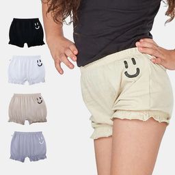 Plan B Pack Of 4 Smiley Placement Printed  Silvadour Antimicrobial Finish Bloomers - Multi Colour-image-91