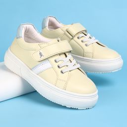 Pine Kids Velcro Closure Casual Shoes - Yellow-image-35